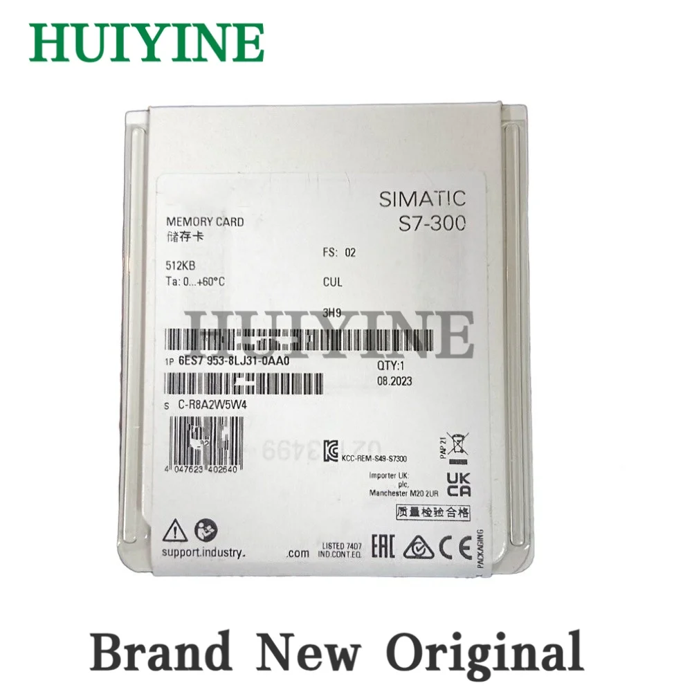New Original 6ES7953-8LJ31-0AA0 6ES7 953-8LJ31-0AA0 6ES79538LJ310AA0 S7 Micro Memory Card 512KB