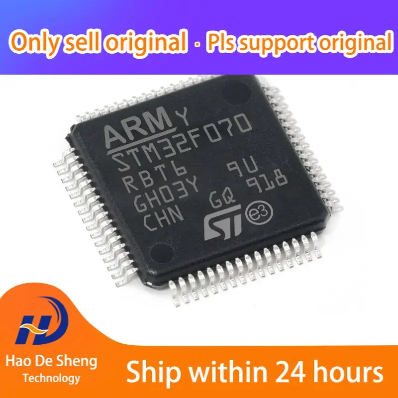 

10 шт./лот STM32F070RBT6 LQFP-64 новый оригинальный в наличии, активные компоненты