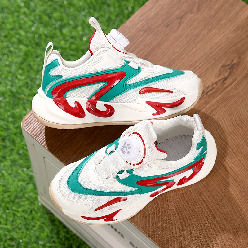 Fashion Kids Sneakers Breathable Mesh Sports Shoes for Children Boys Girls Comfortable Walking Shoes 2025 New Design