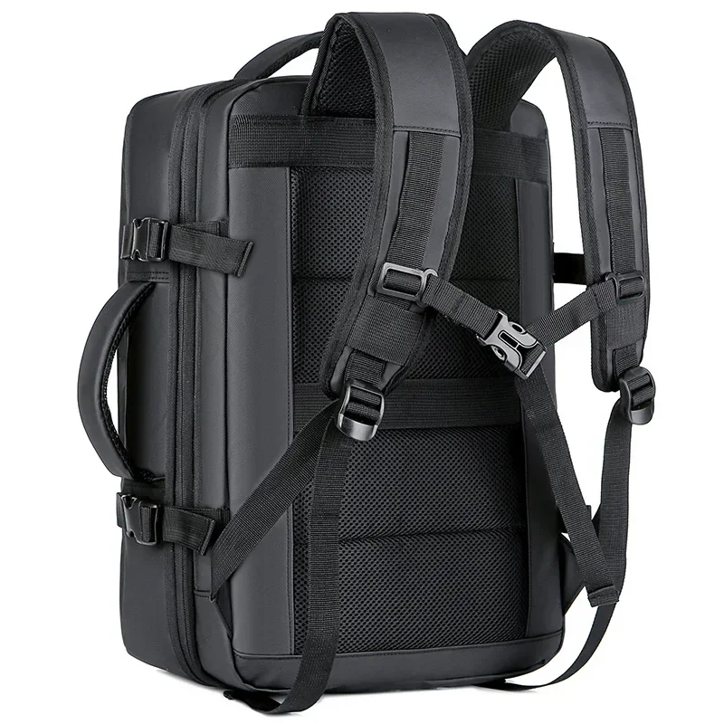 Sac à dos extensible de grande capacité pour homme, sacs étanches pour ordinateur portable, sac à dos de voyage, chargement USB évolutif, 17"