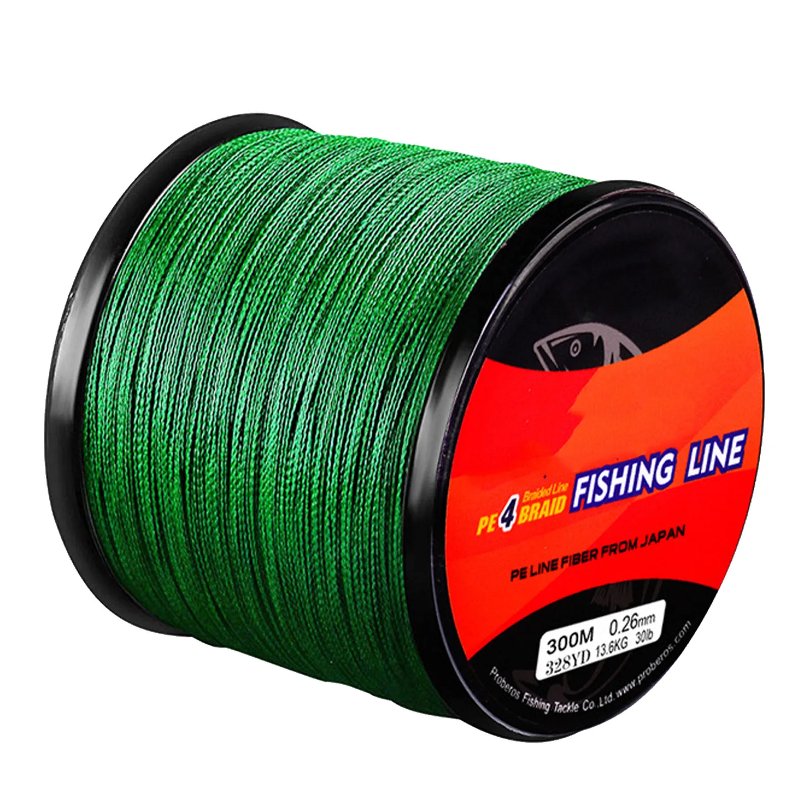 Braided Fishing Line PE Fishing Line PE Braided Fishing Line 300m 30lb 2.5 Rock Sea Fishing Line for Saltwater Freshwater Green