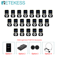 RETEKESS T130 T131 Accessories Tour Guide Receiver For Wireless Tour Guide System Set Church Meeting Translator Interpretation