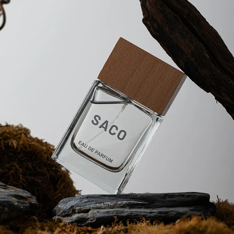 

50ml Woody Aroma Men's Fragrance with Fresh Sweet Opening Warm Layered Middle and Smooth Earthy Finish for Modern Charisma