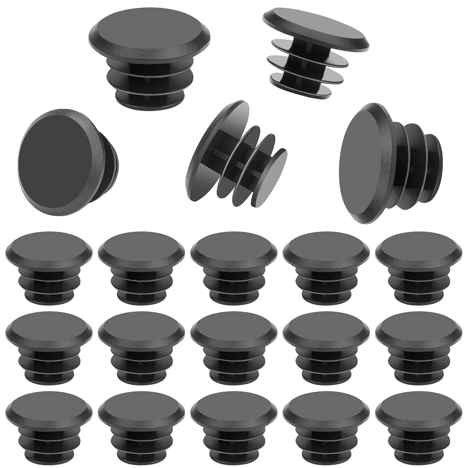 50Pcs Mountain Bike Bar Plugs MTB Road Bicycle Handlebar End Plugs Handlebar Caps Plastic Handle Grip Bar End Stoppers