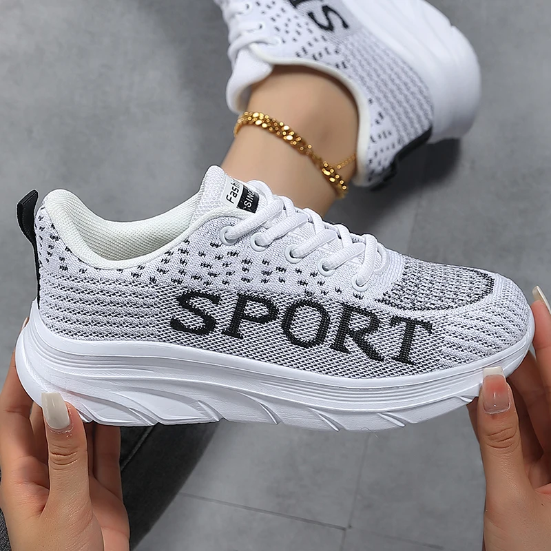 Tennis Shoes Ladies Womens Running Shoes Fitness Breathable Sport Fashion Sneakers Athletic Outdoor Gym Training Jogging Walking