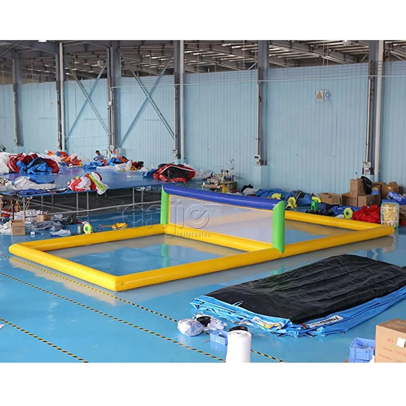 Inflatable Game Field Water Volleyball, Inflatable Volleyball Pool Court