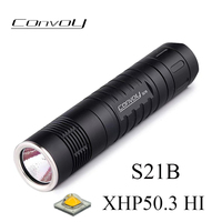 Convoy S21B XHP50.3 HI Lanterna Led Flash Light 12 Groups Flashlight Torch 21700 Tactical Lantern Camping Fishing Work Lamp