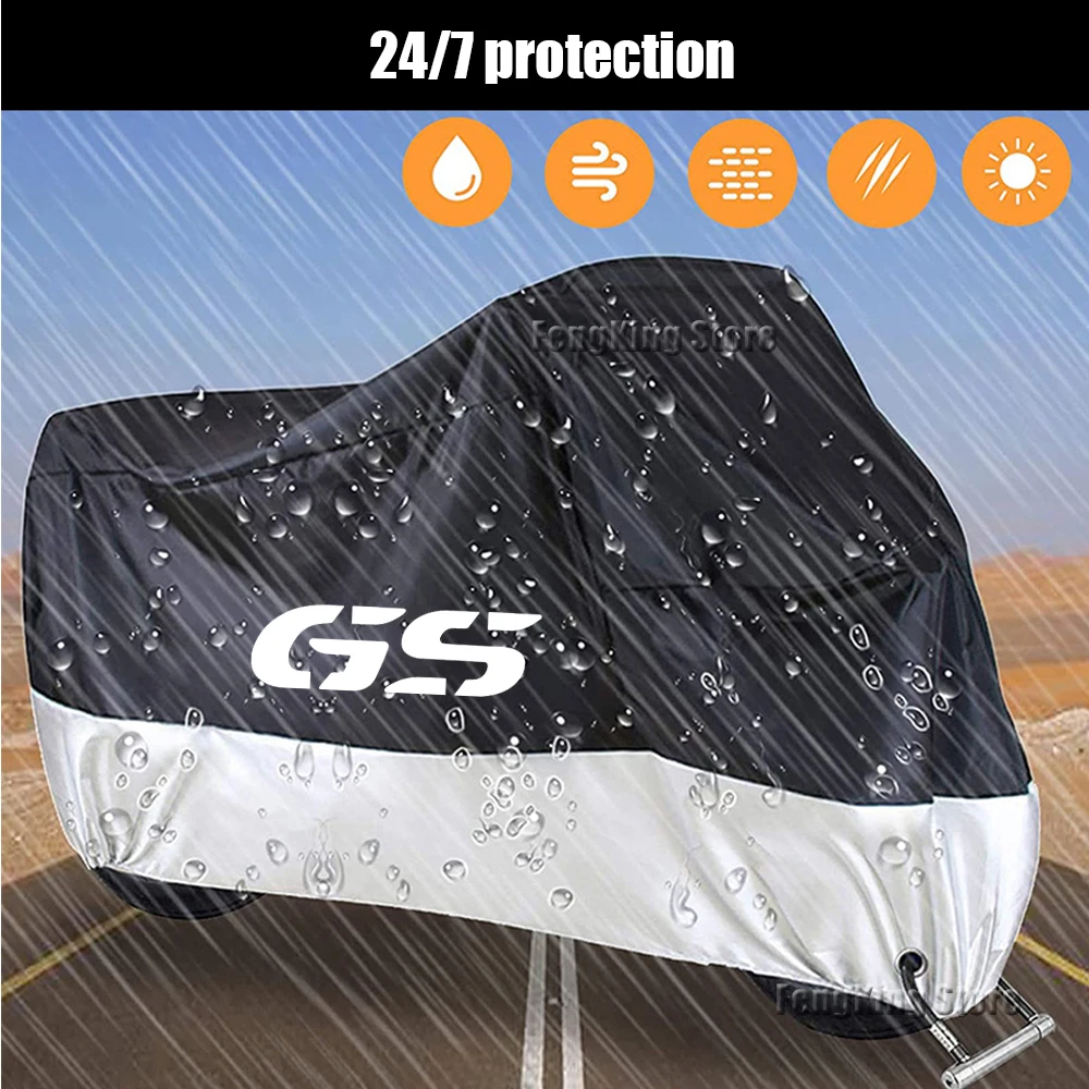 Cubierta impermeable para motocicleta, Protector contra la lluvia y el polvo, UV, para BMW R1200GS, R1250GS, R 1200GS, R1250 LC ADV