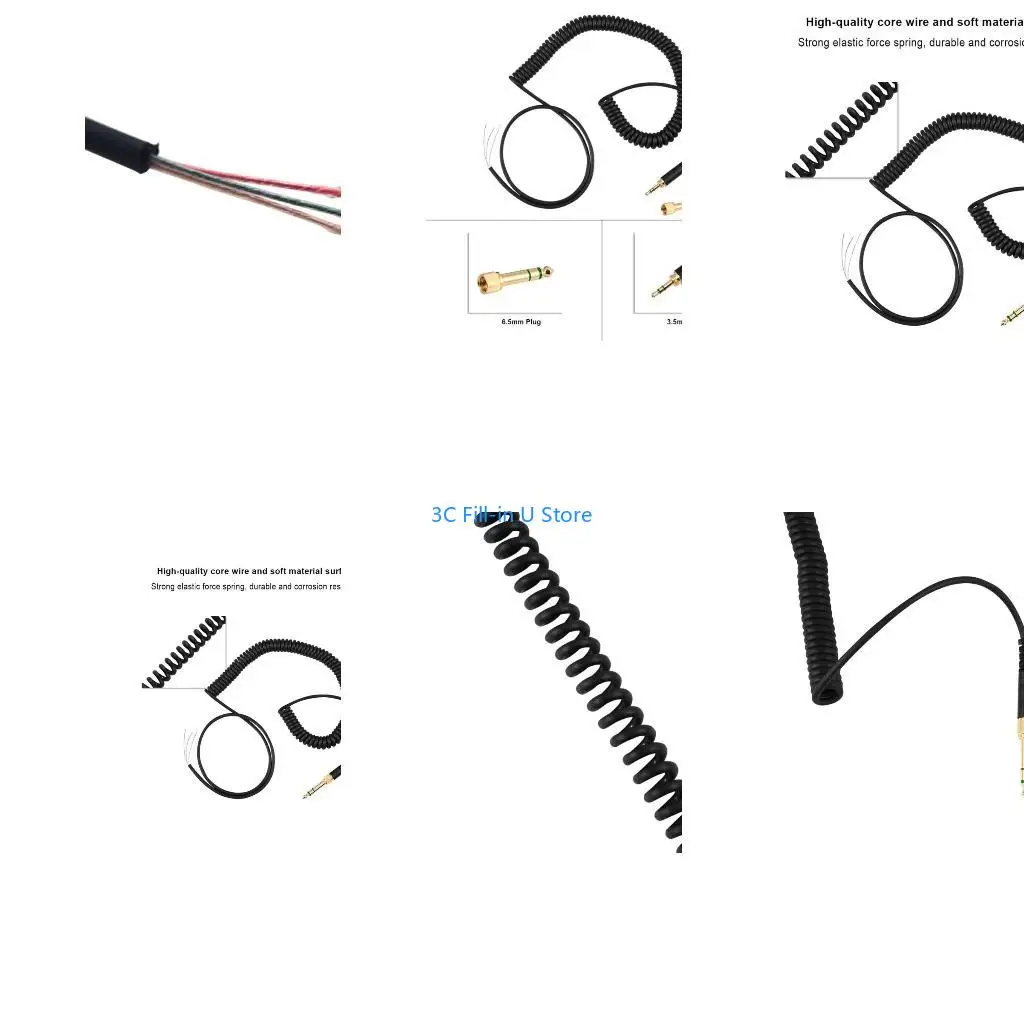 Cable auriculares en G8TA con conector 3,5 MM y 6,5 MM para auriculares Beyerdynamic 770 770PRO 990 990PRO