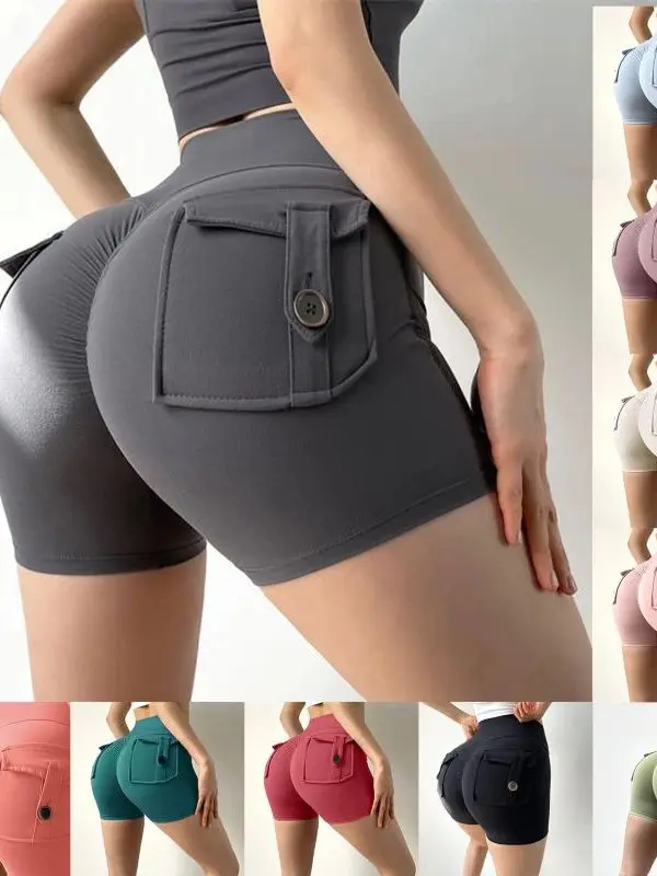 

Высокая талия, чистый цвет, эластичные утягивающие брюки, уличные повседневные брюки, летняя коллекция из высокоэластичного полиэфирного волокна