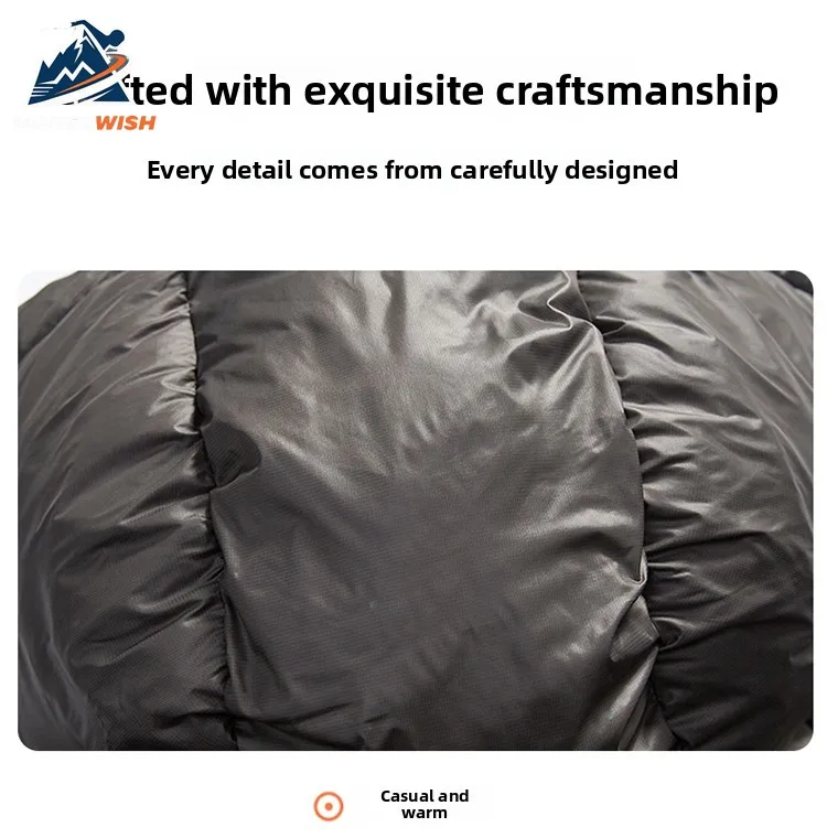 MONEYWISH أسفل سترة 2025 العصرية تنوعا الأبيض بطة أسفل سميكة الدافئة مقنعين الخبز الملابس الرياضة في الهواء الطلق معطف الشتاء أسفل