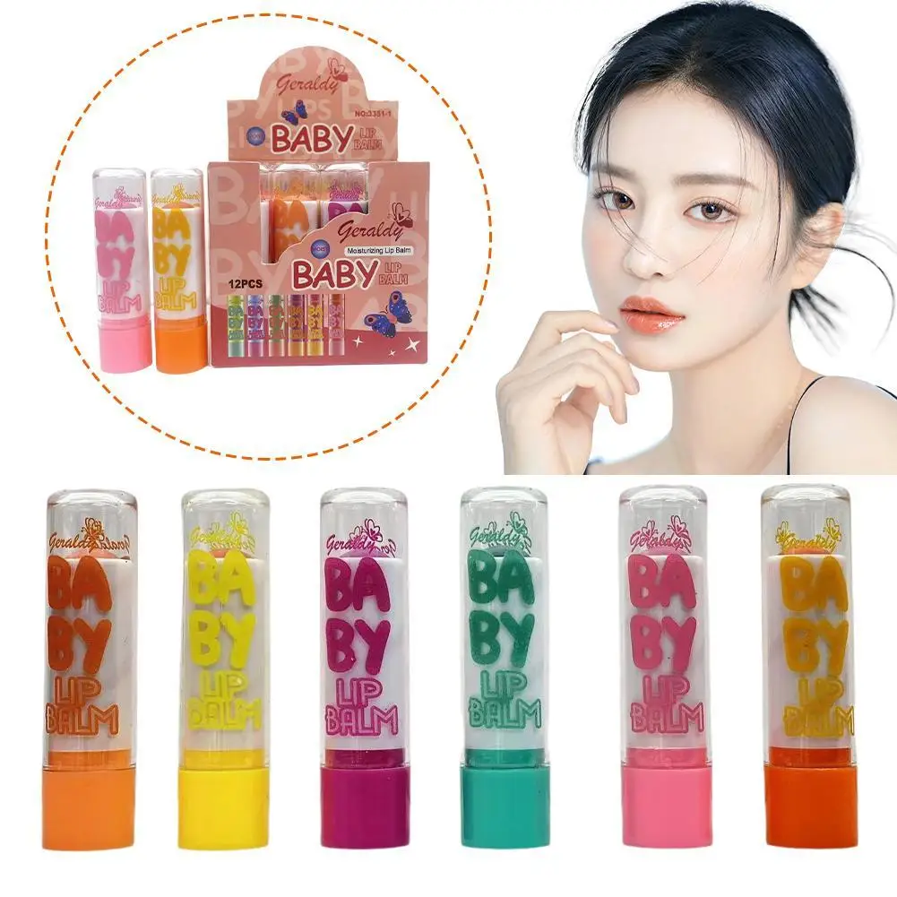 

Moisturizing Lipstick Natural Plant Lip Balm Anti-cracking Lasting 1pc Random Color Moisturizing Long Gloss Lip