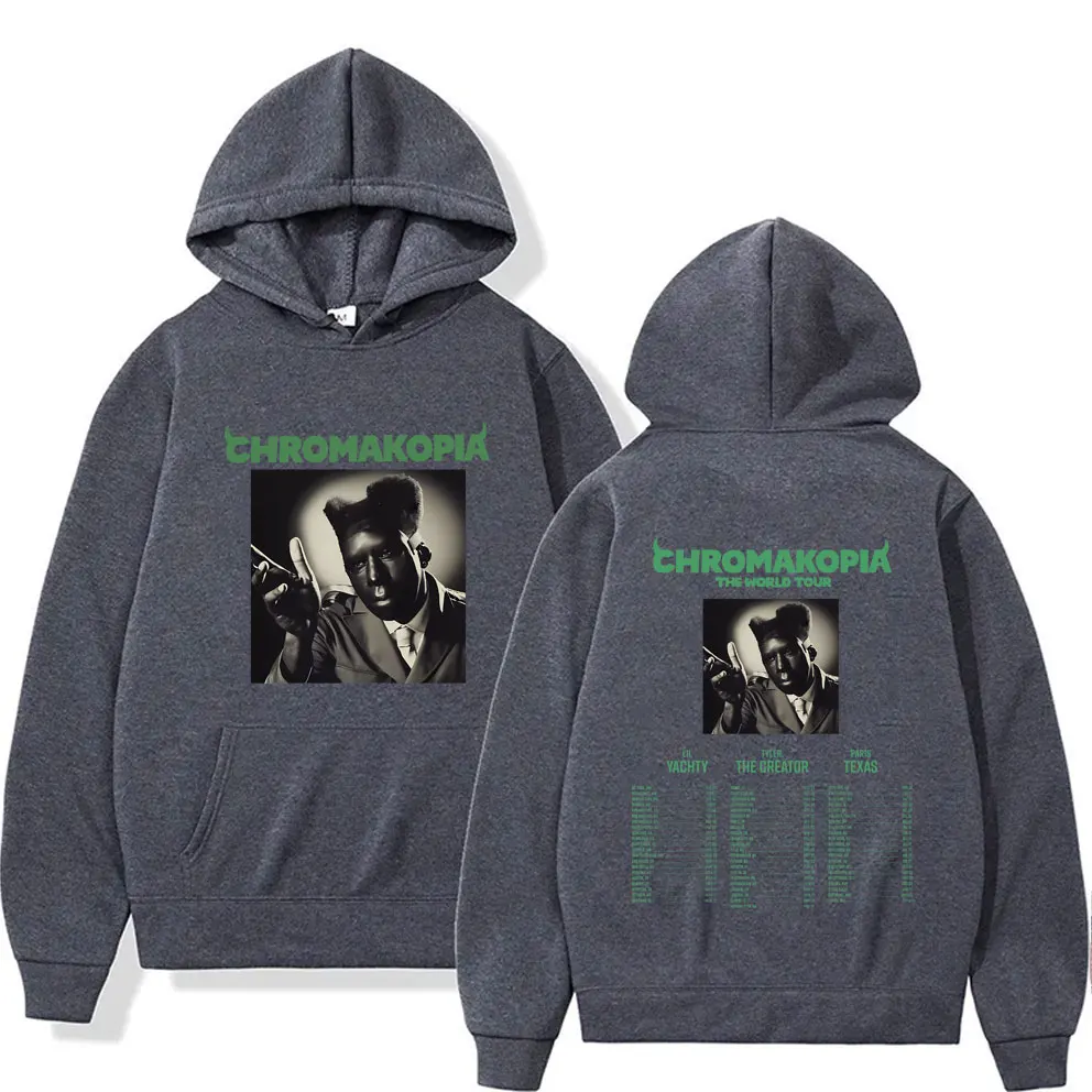 Tyler The Creator Chromakopia The World Tour Merch Hoodie Men Women Fashion Hip Hop Oversized Sweatshirt Branded Men's Clothing