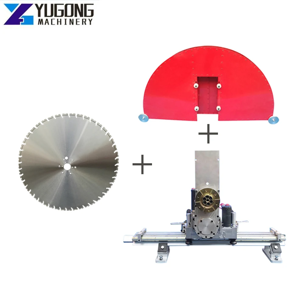 Yugong Electric Concrete Wall Saw Cutting Machine Automat Icconcrete Wall Panel Extrude Machine Rail Wall Saw Machine for Turkey