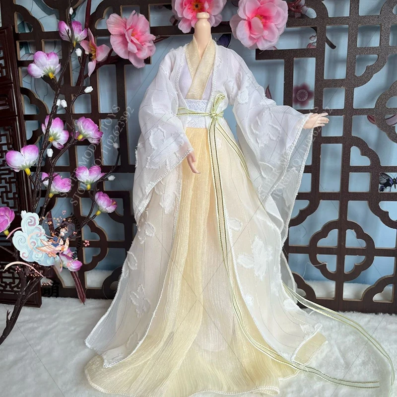 In Voorraad 1/6 Schaal Vrouwen Soldaten Kleding Accessoire Hanfu Chinese Oude Stijl Kostuum Voor 12-Inch Actie Figuur Pop