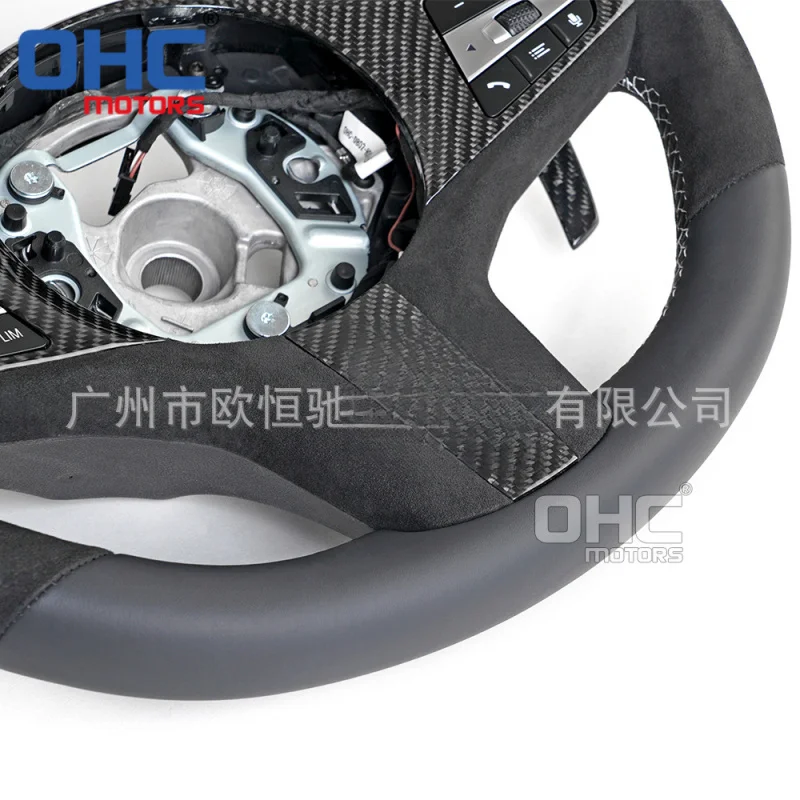 For BMW 1-7 Series X1-6 M3-6 F seat converted to G seat carbon fiber steering wheel assembly G30