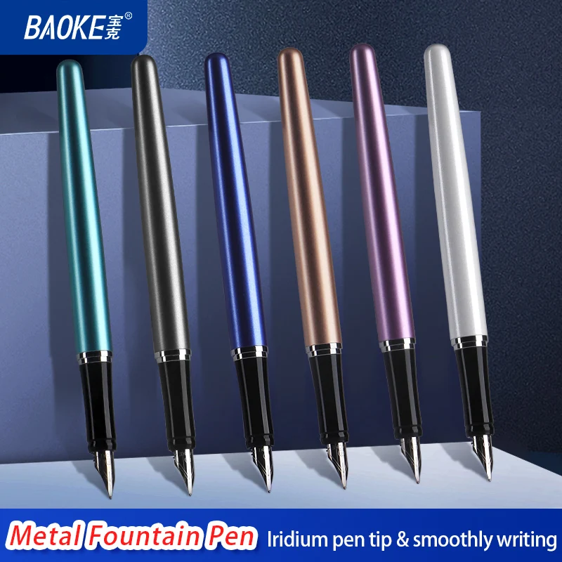 BAOKE PM179 Luxury Metal Fountain Pen Gift Set F Tip