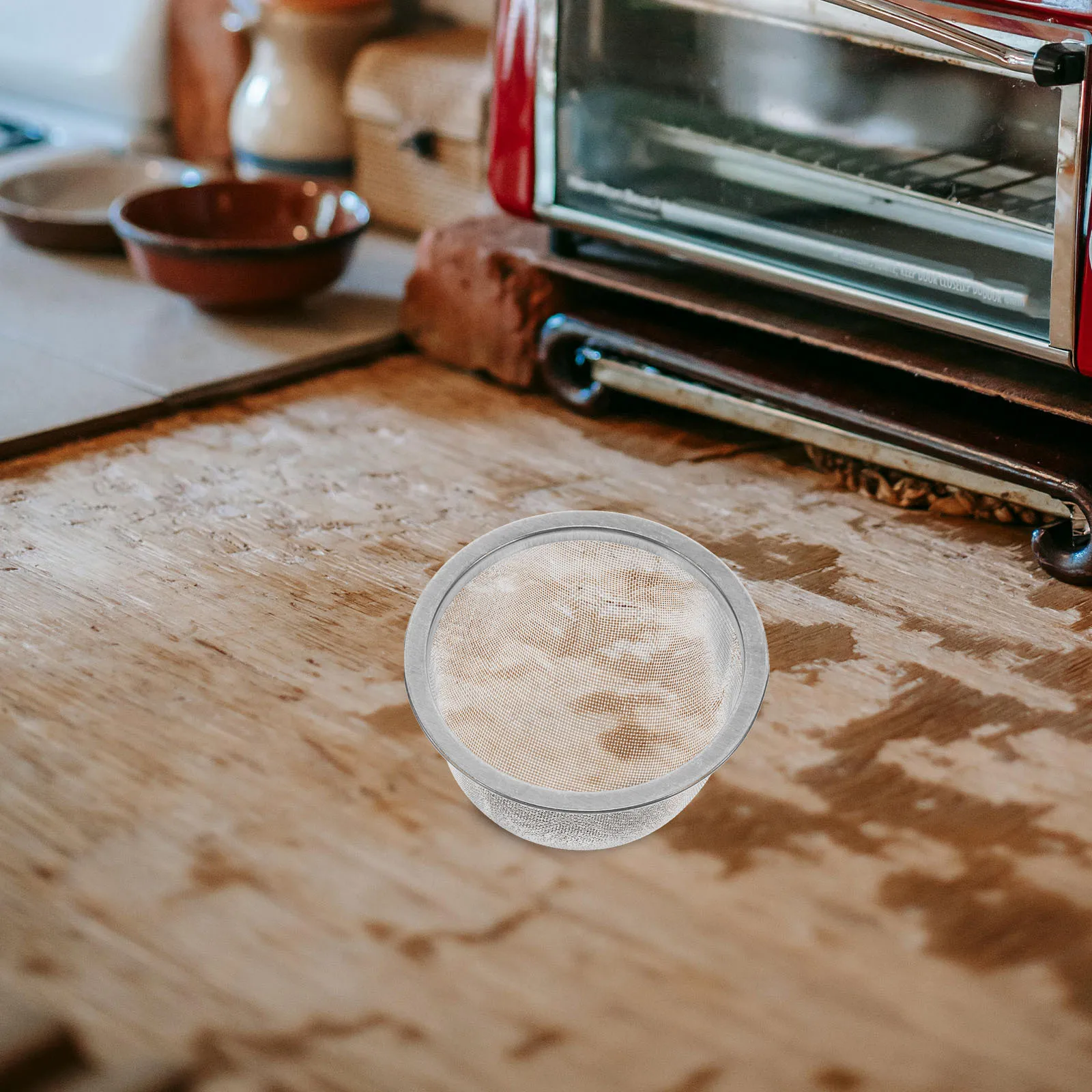 

4Pcs Stainless Steel Tea Filter Mesh Strainer Home Tea Infuser Practical Loose Leaf Filter Metal Teapot Infuser Insert