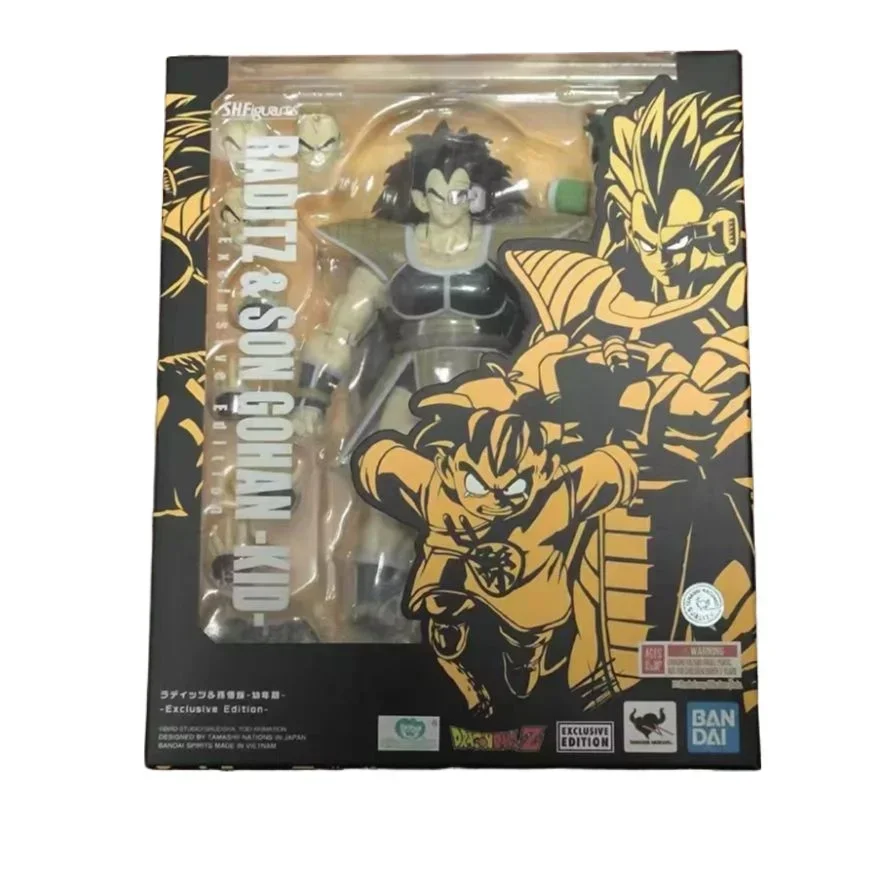 In Stock Sh Figuarts Sdcc Dragon Ball Z Raditz Son Gohan Kid Action Figure Model Toys Anime Figura Gift