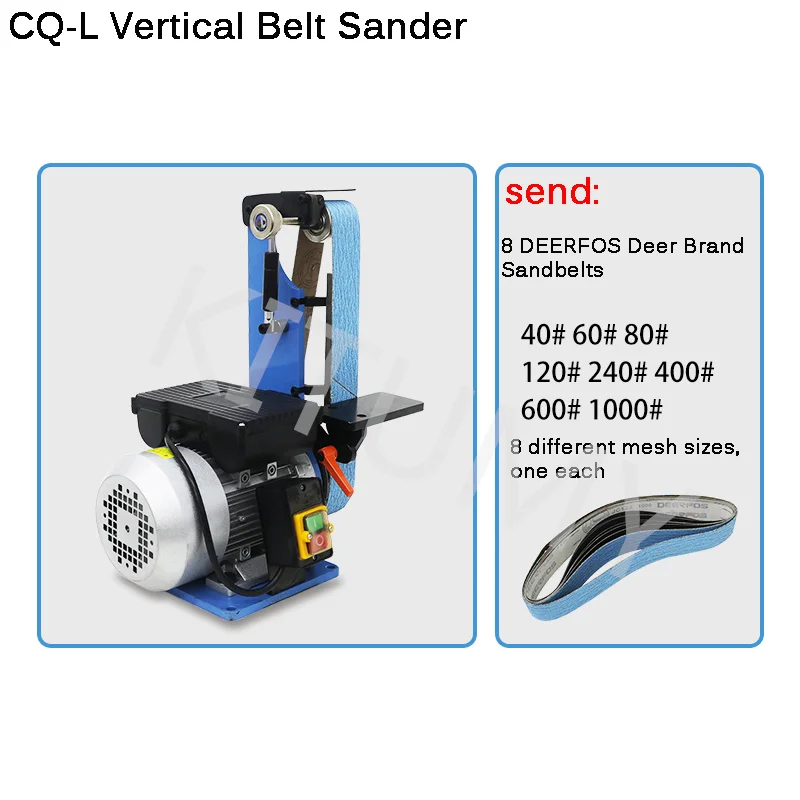 Imagem -03 - Mini Máquina Multifuncional da Correia Elétrica Máquina Lustrando Moedor de Ângulo Fixo Desktop Vertical Faça Você Mesmo 220v 380v