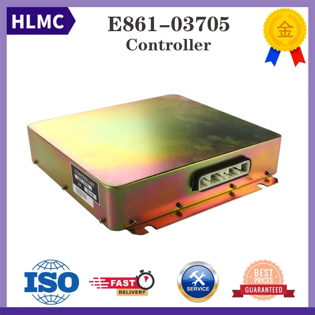 E200B-GH ECU Engine Controller Parts For Excavator Controller E861-03705 for Excavator E200B E120B E300B 200B 120B