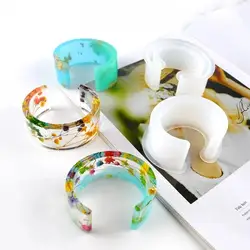 Resin Bracelet Molds Silicone Bangle Mold C Font Open Cuff Epoxy Casting for DIY Crafts Jewelry Making