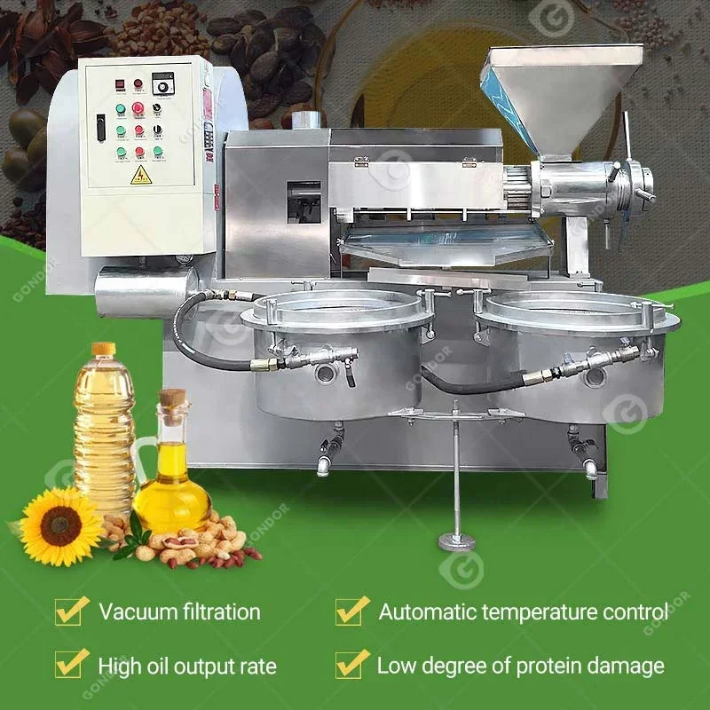 Corn Soybean Peanut Groundnut Sesame Oil Make Mill Expelling Extraction Machine