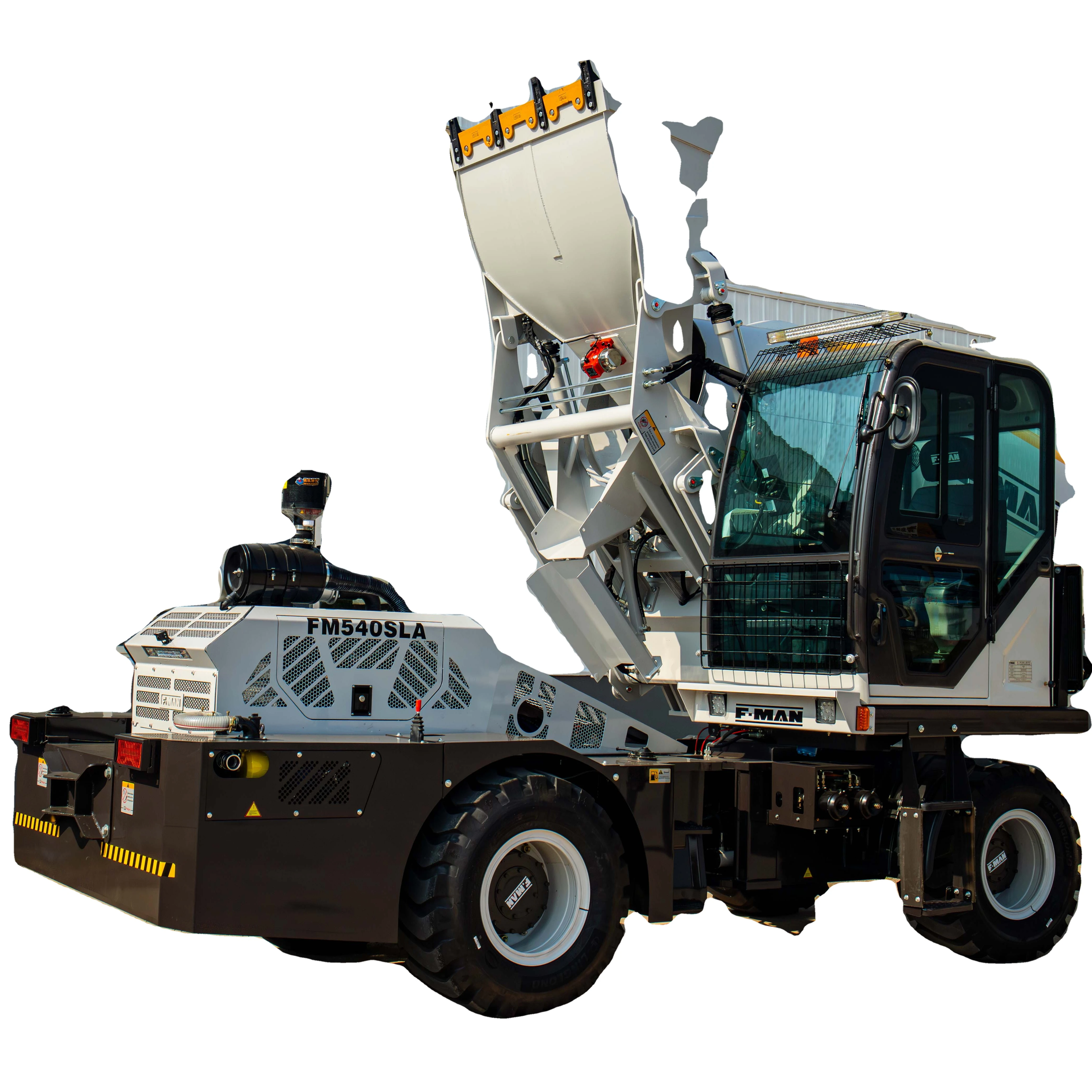 4m³ Articulated Self Loading Mobile Concrete Mixer for Construction Site Batching
