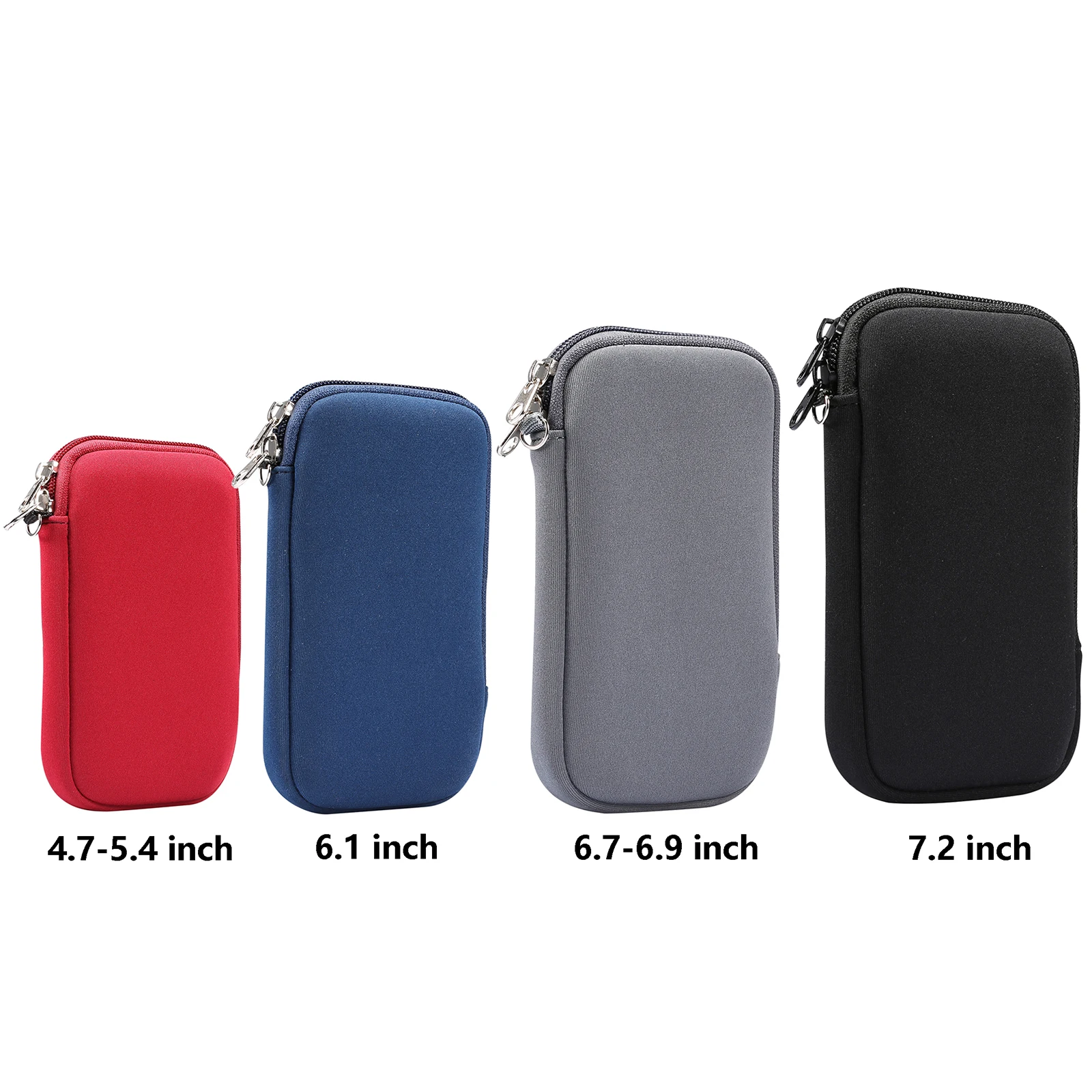 Universal Neoprene Waterproof Bag For iPhone 13 Pro Max 12 11 XR XS Xiaomi Redmi Huawei Mate 20X Samsung S20 ultra Phone Pocket