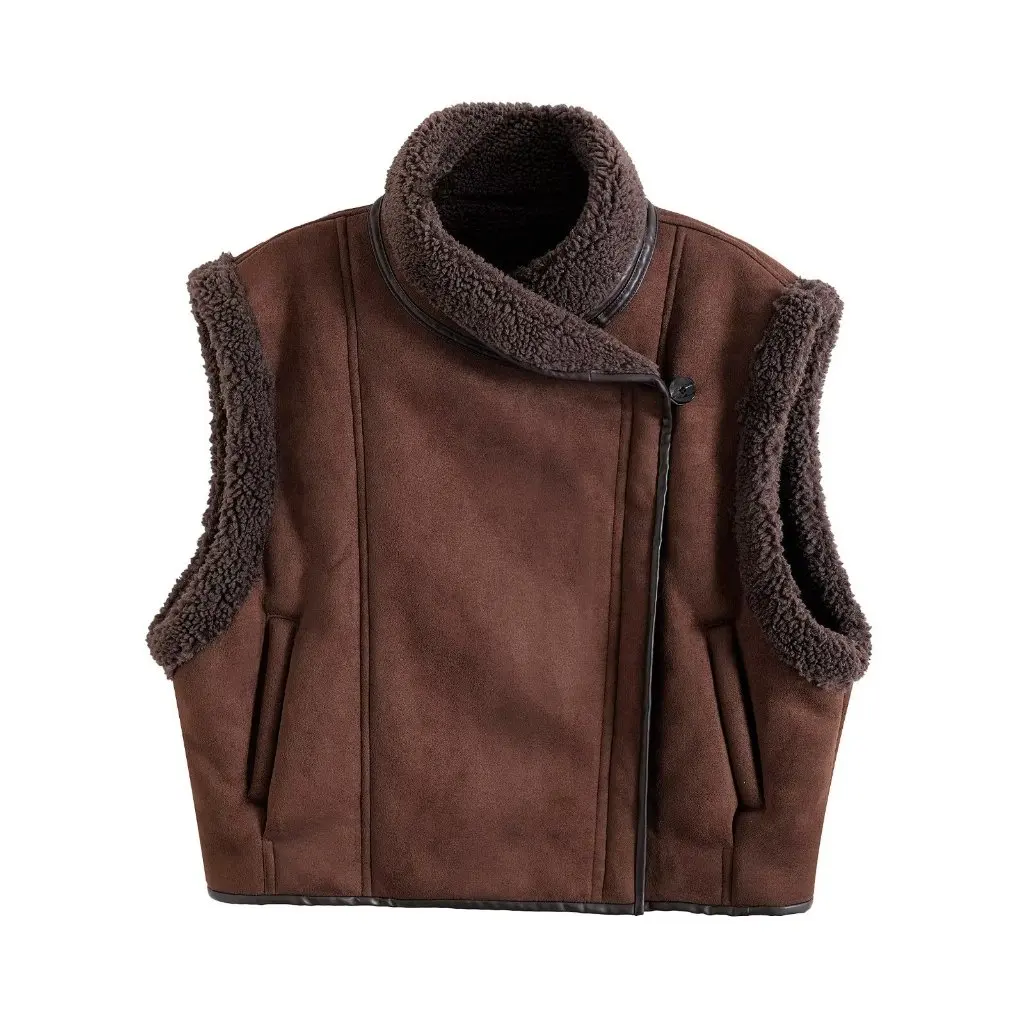 Chaleco de piel de invierno para mujer Estilo europeo y americano Nuevo suministro al por mayor