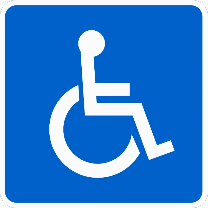 

Car decoration stickers FOR HANDICAP PARKING SIGN DISABLE DECAL STICKER VINYL USA VEHICLE WINDOW CARX 20CM PVCKK
