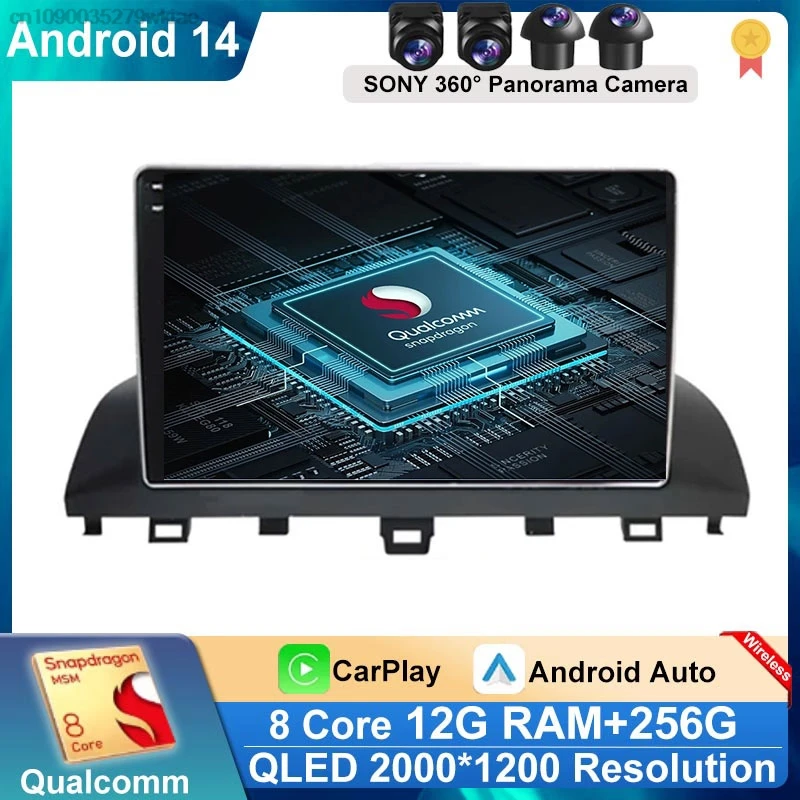 

Android 14 For Honda Accord 10 CV X 2017 - 2021 Car Radio Multimedia Video Player Stereo GPS Navigation WIFI 4G QLED Head Unit