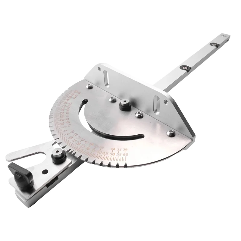 ABLK Miter Gauge For Table Saw Miter Guide With 120 Angle Stops