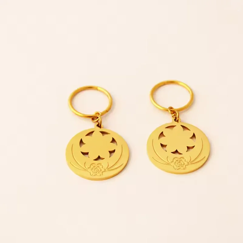 Girls Island Style Stainless Steel Earrings - Star And Moon Heart Shaped Kiribati Jewelry Gift Fashion Accessory for Teens