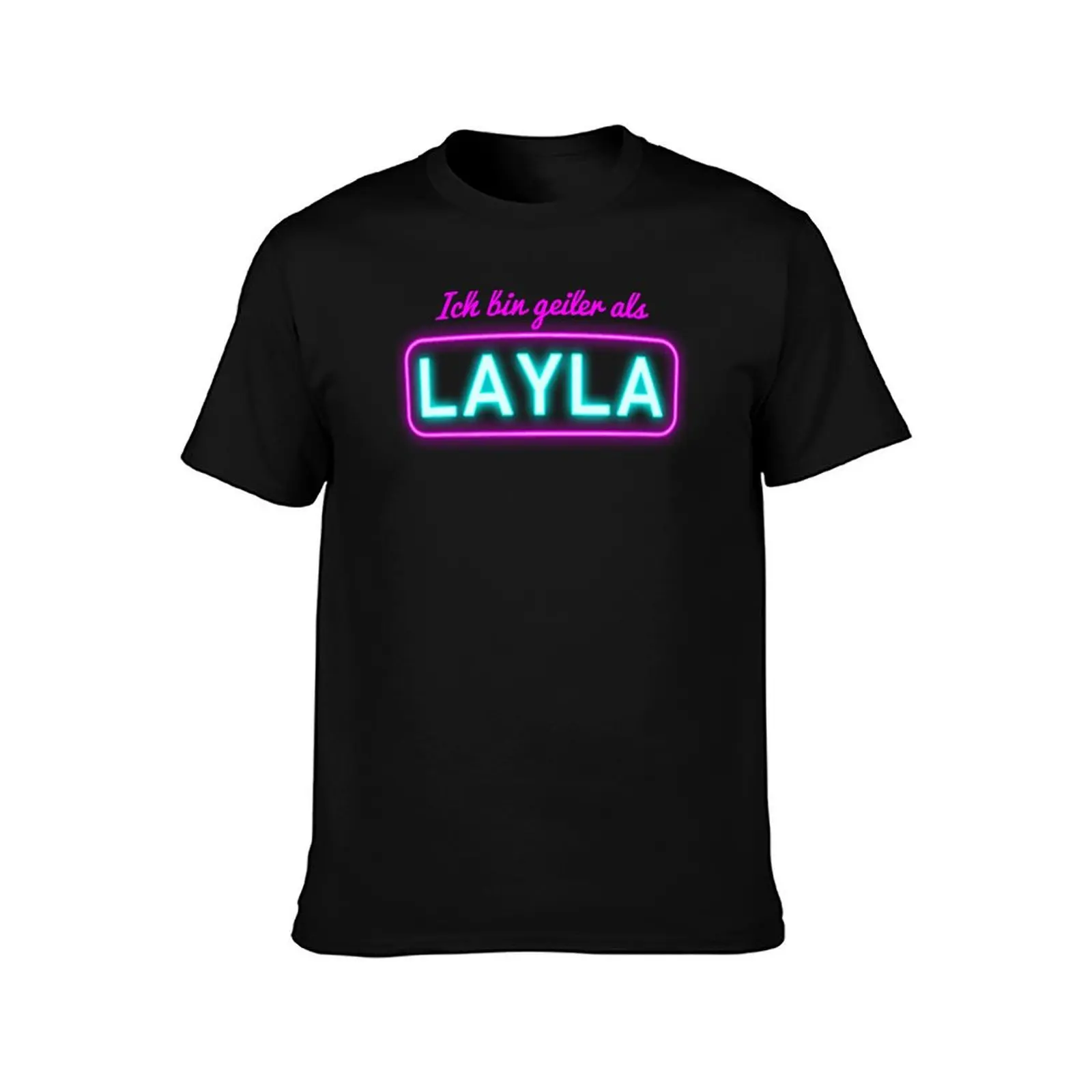 Футболка Mallorca I'm hornier than Layla с оригинальным принтом повседневная футболка