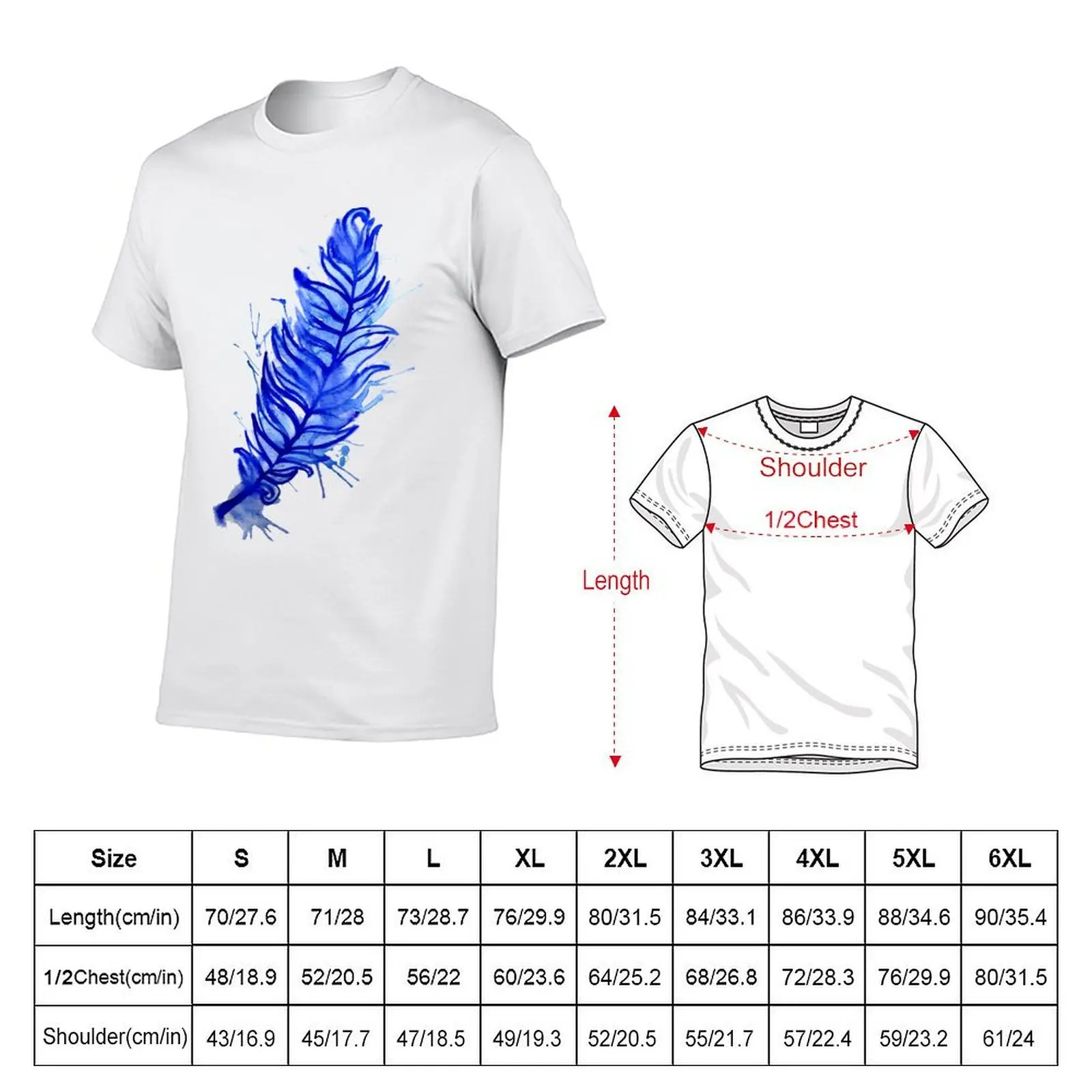 Winter Feather T-Shirt t shirts designer t shirts for man graphic funny T-Shirt