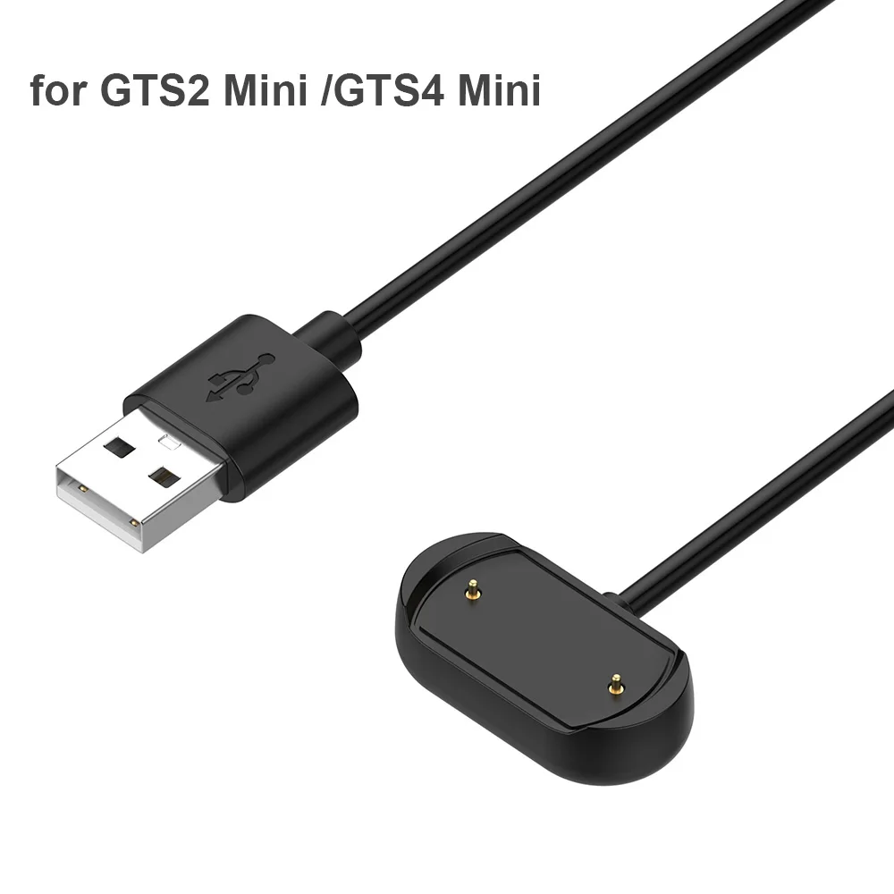 Charger for Amazfit GTS4 Mini/ GTS2 GTS 2 Mini/ Bip U Watch Charger USB Charging Cable Cord for Amazfit Bip 3 Smartwatch