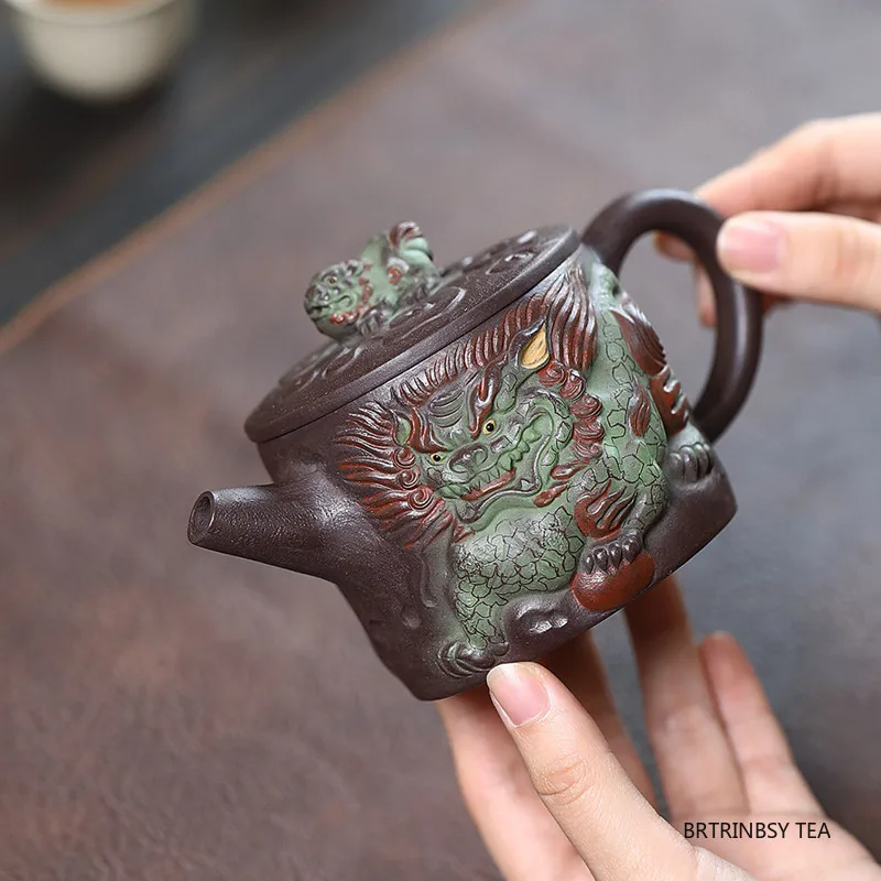 

270ml Tradition Yixing Purple Clay Teapots Household Handmade Tea Pot Beauty Tea Infuser Kettle Chinese Zisha Tea Set Customized