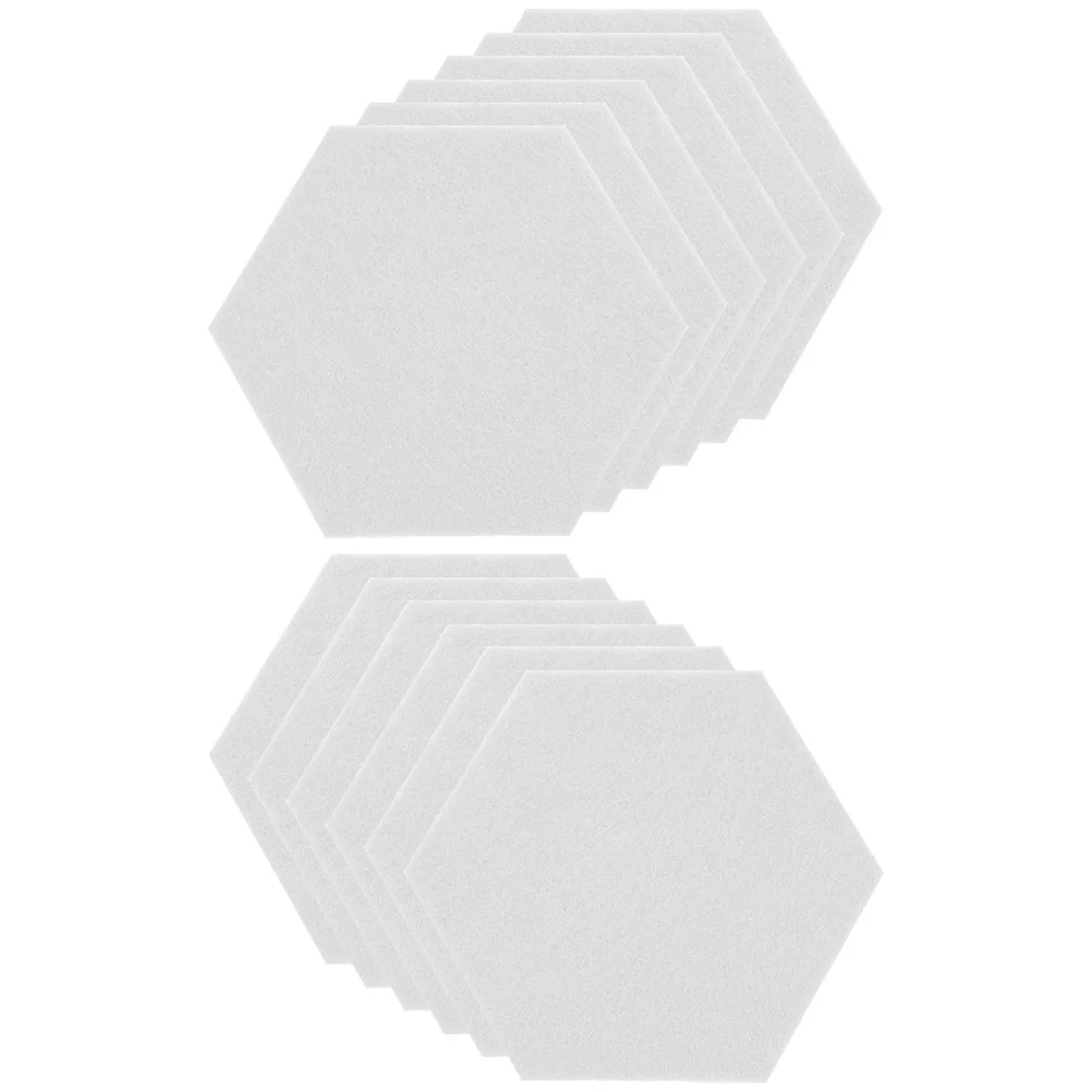 

12pcs Wall Mount Hexagon Acoustic Panels Sound Insulation Board Decorative Panel Polyester Soundproofing Boards Wall Acoustic