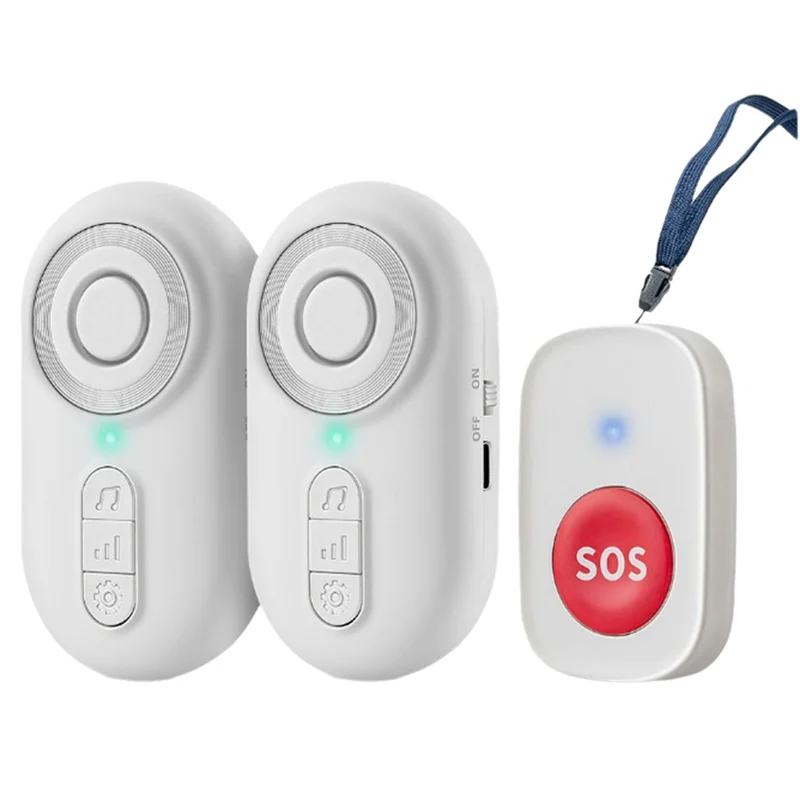 BNVN-New Q26 Wireless Smart Doorbell Care Doorbell Elderly Emergency Call Device Nursing Pager Nursing Pager SOS Alarm System