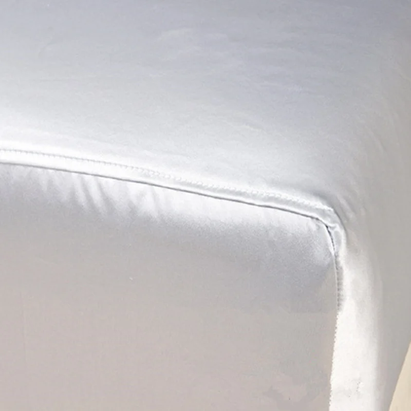 100% Mulberry Silk Fitted Sheet Deep 25cm Mattress Protector Solid Color Multi Size