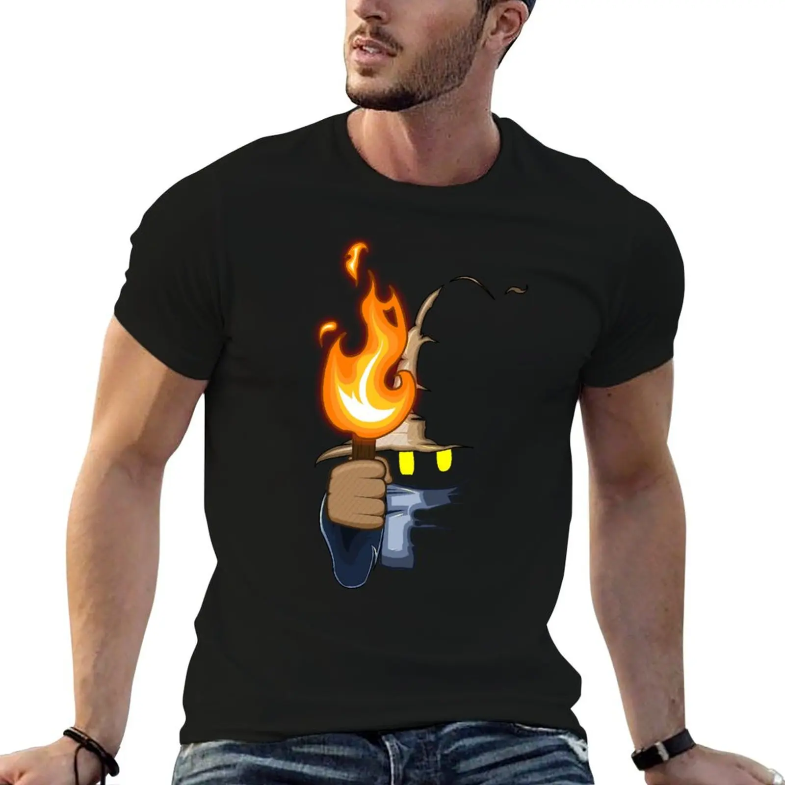 

Black Mage Adventure T-Shirt t shirts for man graphic tees t shirt personalised T-Shirt