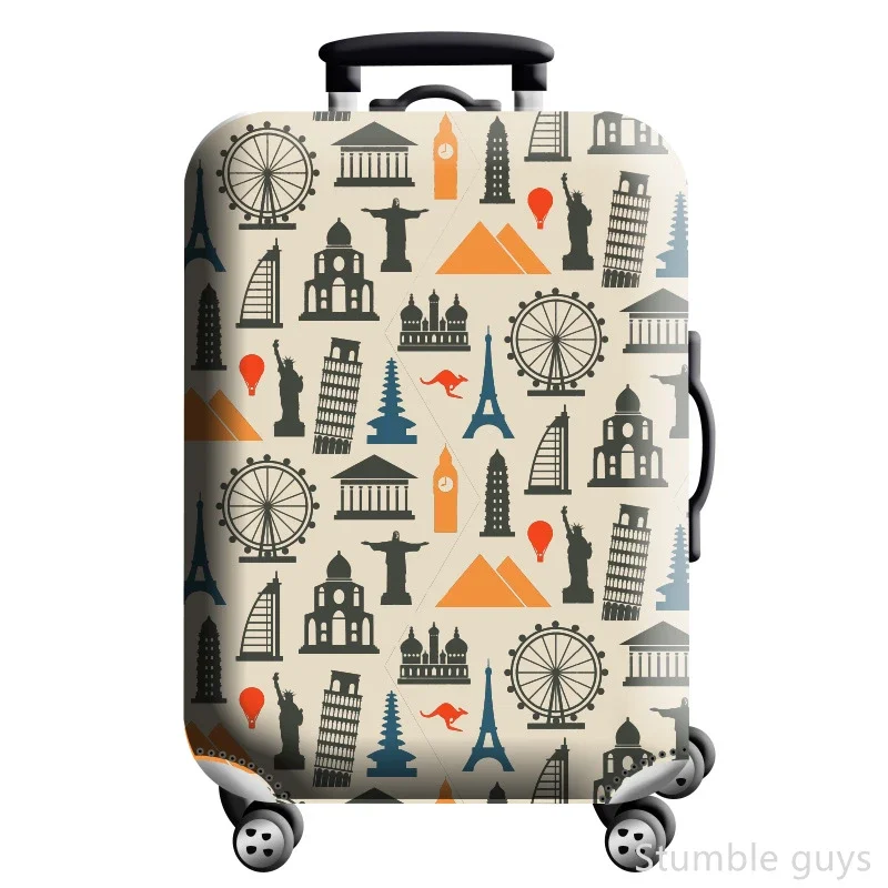 

Durable High Elastic Luggage Cover Protective Anti-Wear Dustproof Suitcase Cover Useful Fits 18-32 Inch Luggage