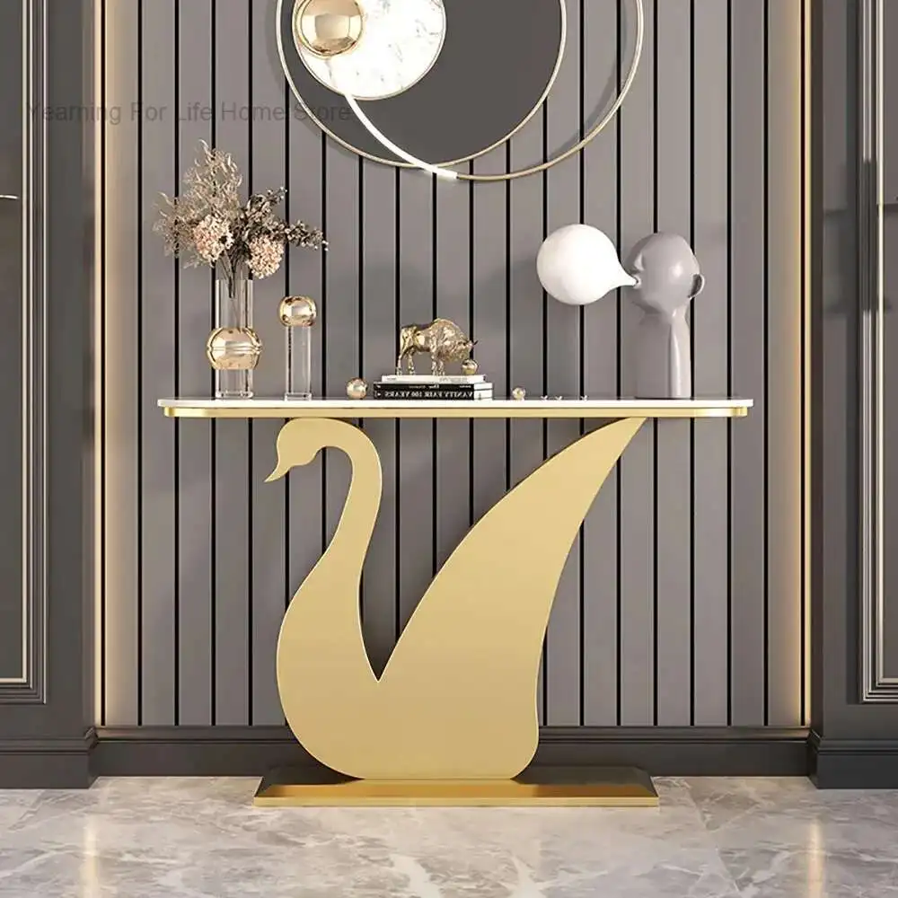 

Modern Design Console Table Trendy Living Room Classic Luxury Console Table Aesthetic Unique Woonkamer Tafel Home Furniture