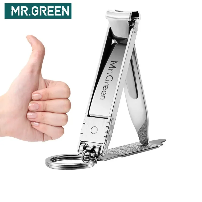 

ultra-thin Foldable Hand Toe Nail Clipper Cutter Trimmer Stainless Keychain Wholesale High Quality Manicure nail tools