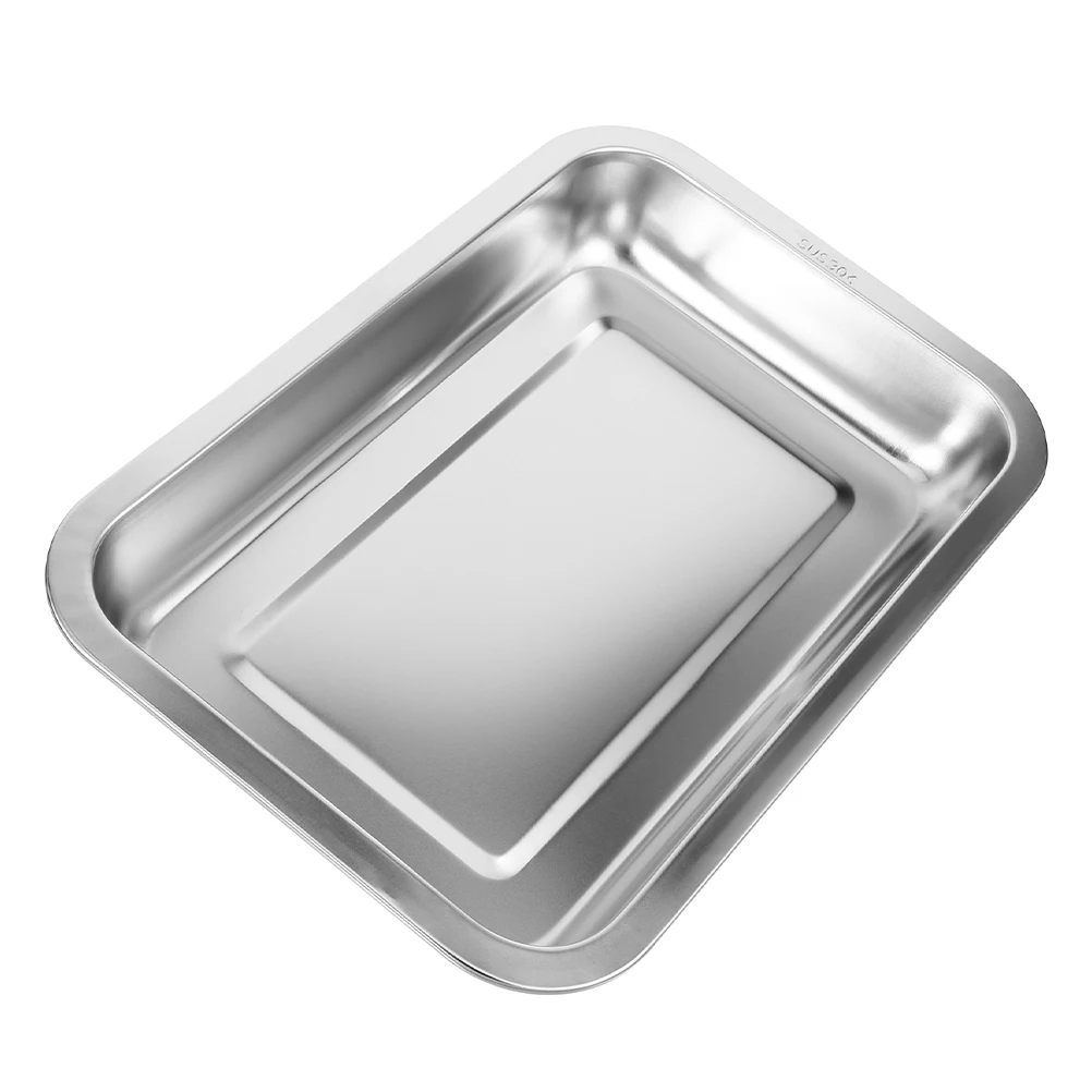 

Stainless Steel Cat Litter Box High Capacity Easy Durable Portable for Cats Kitten Rabbit Tray Pet Supplies