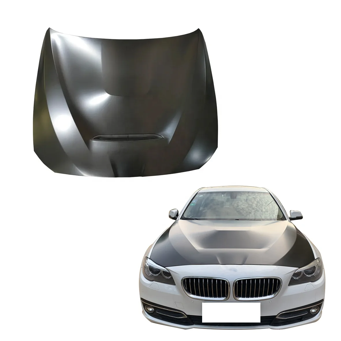 

SPM Fireproof Covers Body Kit Accessories Car Carbon Fiber Sport for 5 Series F10 F18 Engine Hood JIANGSU Carbon Black 1 Set
