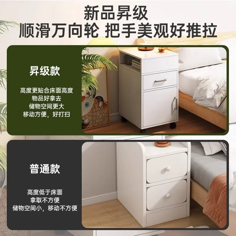 for Strictly Selected Bedside Table Bedroom Household Small Apartment Bedside Storage Cabinet Storage Integrated Cabinet
