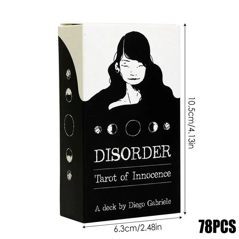 78 Cards English Edition Divination Tarot Disorder Tarot of Innocence Oracle Cards Table Board Game Leisure game cards