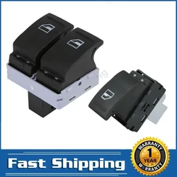 Car Driver Passenger Power Electric Window Control Lifter Switch Regulator Button For VW Volkswagen Transporter T5 T6 09 - 2014